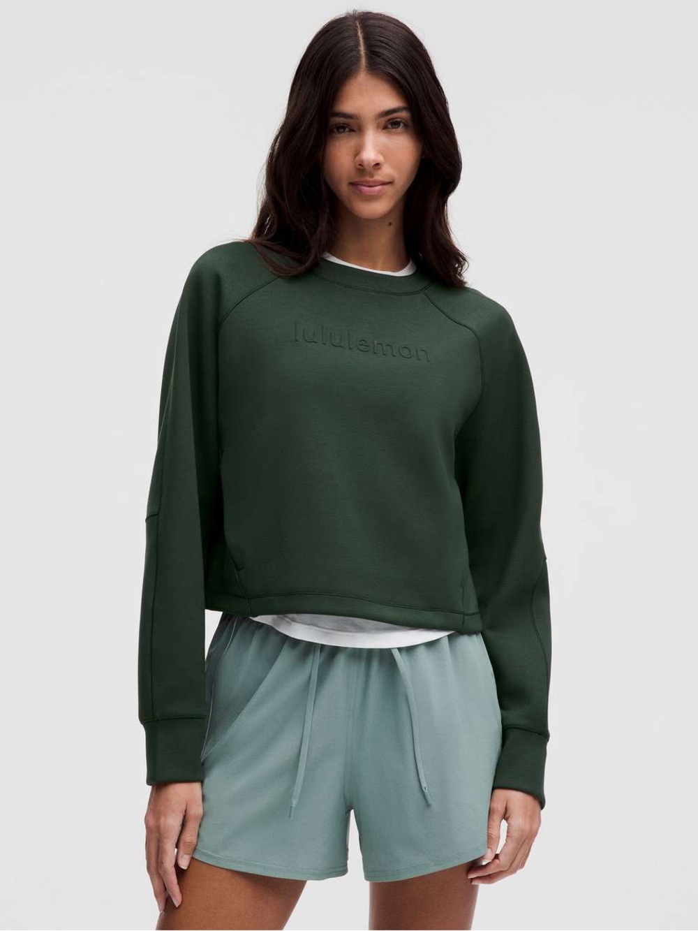 Lululemon Smooth Spacer Cropped Pullover *Graphic